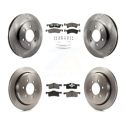 Kit de rotor de frein avant et arrière et plaquettes en céramique pour Ford Expedition Lincoln Navigato