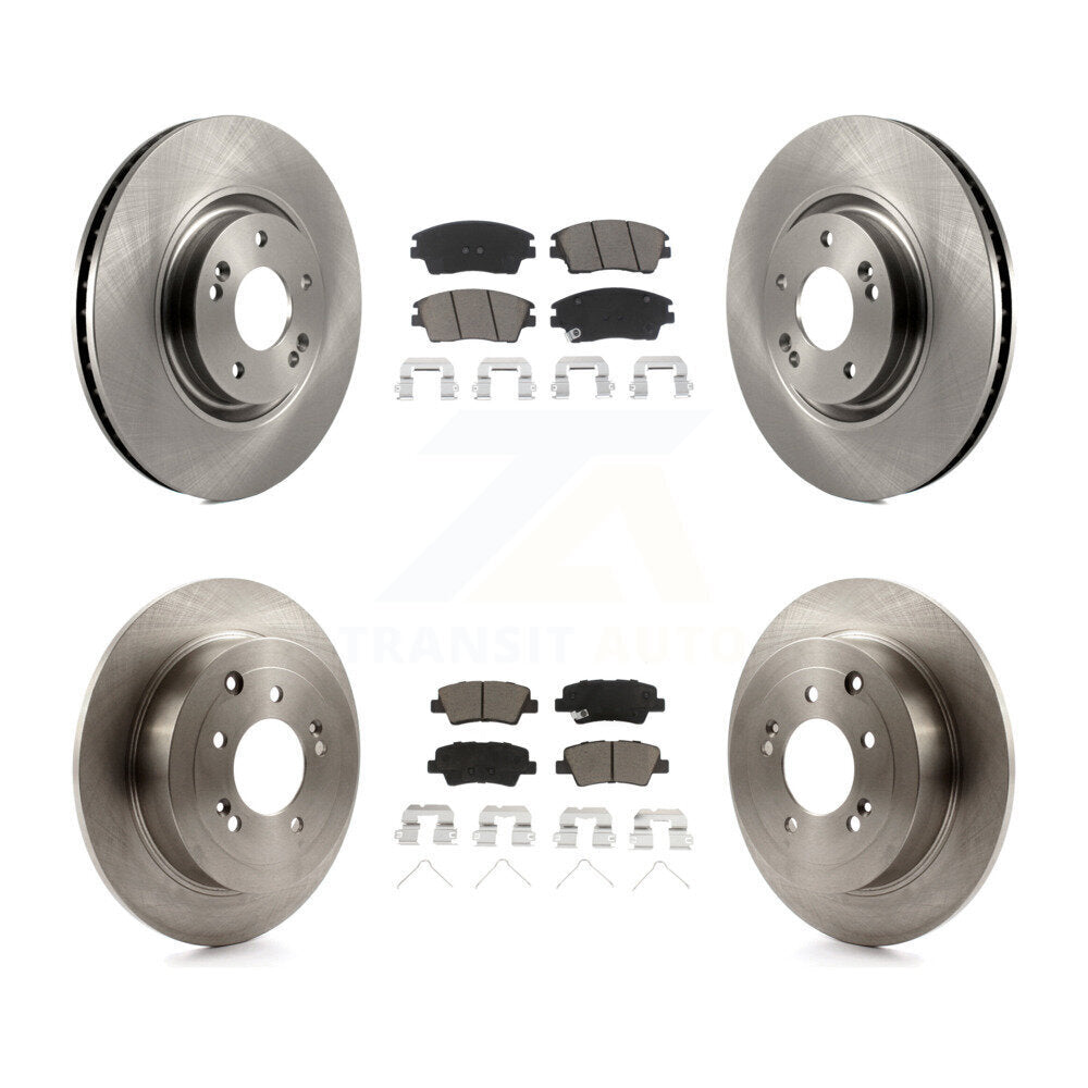 Kit de rotor de frein avant et arrière et plaquettes en céramique pour Kia Sportage Turbocharge 2017 – 2022