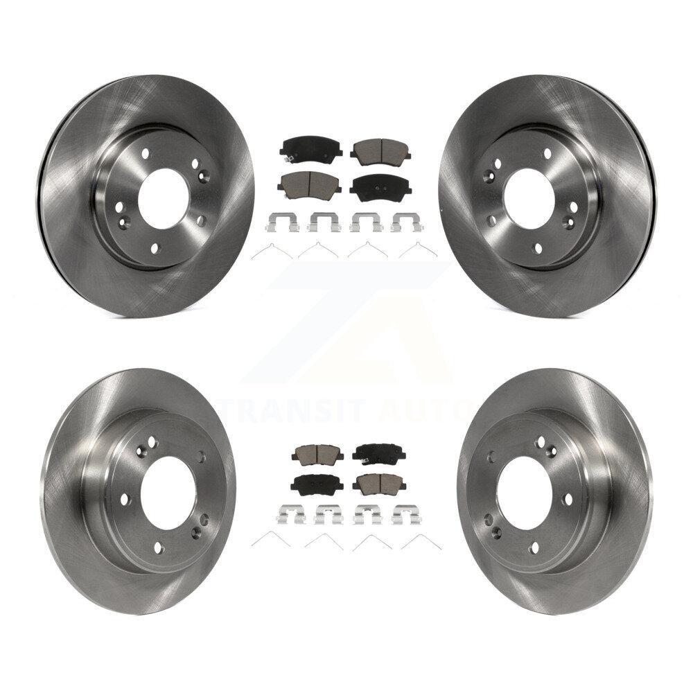 Rotor de frein à disque avant et arrière et Kit de plaquettes en céramique pour Hyundai Elantra 2017 2020 2.0