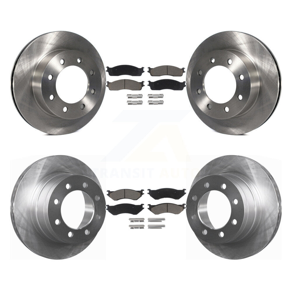 Kit de rotors de frein à disque avant et arrière et plaquettes en céramique, pour Dodge Ram 1500 3500 2500
