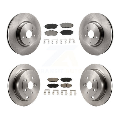 Kit de rotors de frein à disque avant et arrière et plaquettes en céramique pour Subaru Tribeca B9