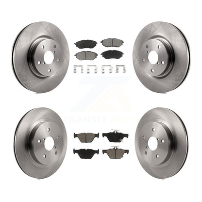 Kit de rotors de frein à disque avant et arrière et plaquettes en céramique pour Subaru Outback WRX Legacy