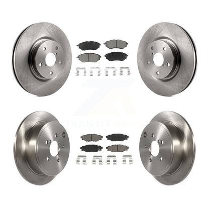 Kit de rotors de frein à disque avant et arrière et plaquettes en céramique pour Subaru WRX K8C-101463