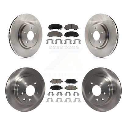Kit de rotors de frein à disque avant et arrière et plaquettes en céramique pour Nissan Rogue K8C-101468