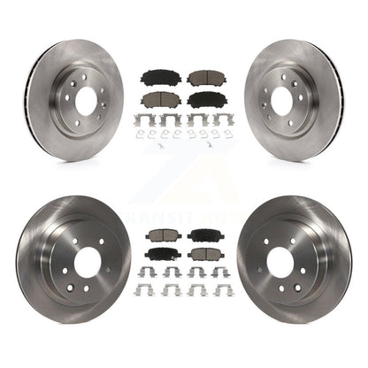 Kit de rotors de frein à disque avant et arrière et plaquettes en céramique pour Nissan Rogue Sport Qashqa