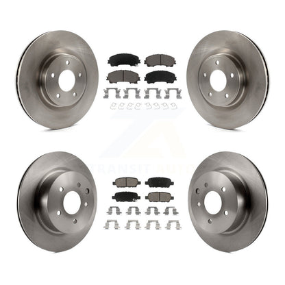 Kit de rotors de frein à disque avant et arrière et plaquettes en céramique pour INFINITI QX50 2016-2017