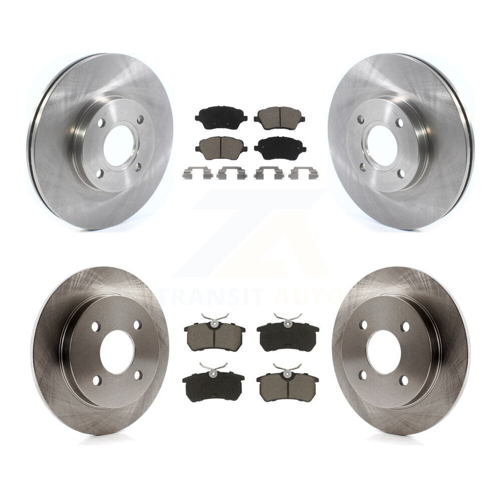 Kit de disques de frein à disque avant et arrière et plaquettes en céramique pour Ford Fiesta ST 2014 – 2019