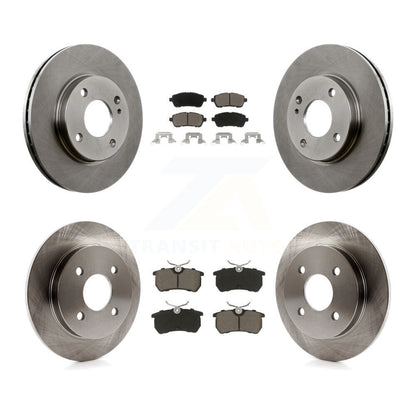 Kit de rotors de frein à disque avant et arrière et plaquettes en céramique pour Ford Fiesta K8C-101472