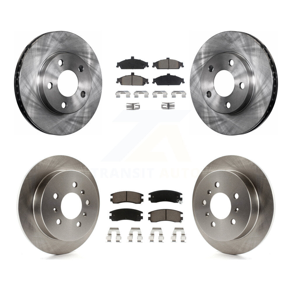 Kit de rotor de frein avant et arrière et plaquettes en céramique, pour Pontiac Grand Am Oldsmobile Aler