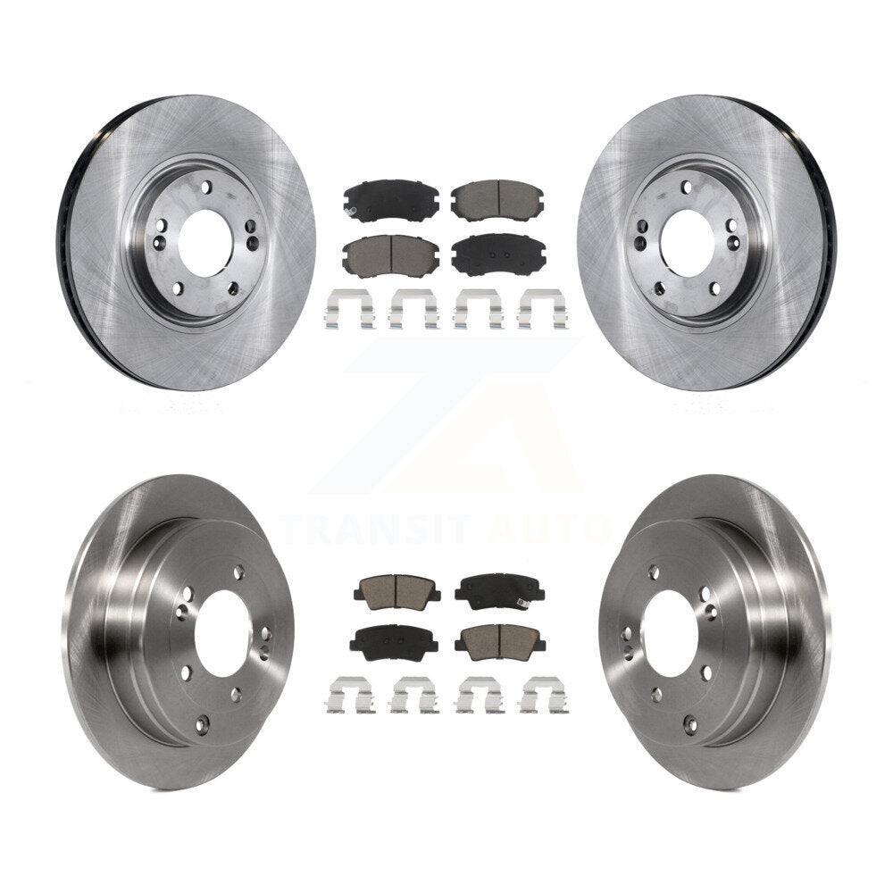 Kit de rotors de frein à disque avant et arrière et plaquettes en céramique, pour Kia Amanti Hyundai Azera