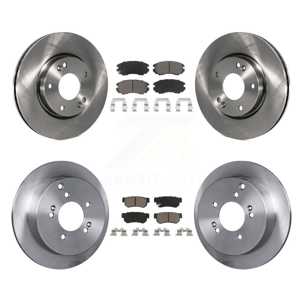 Rotors de frein à disque avant et arrière et Kit de plaquettes en céramique pour Hyundai Tucson Kia Sportag