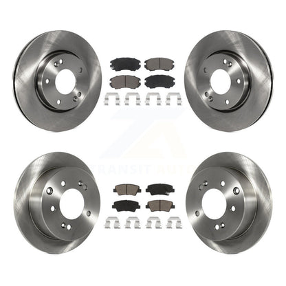 Kit de rotors de frein à disque avant et arrière et plaquettes en céramique pour Kia Soul 2012-2013