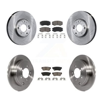 Kit de rotors de frein à disque avant et arrière et plaquettes en céramique pour Hyundai Azera 2006-2009