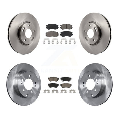 Kit de rotors de frein à disque avant et arrière et plaquettes en céramique pour Hyundai Sonata 3,3 l