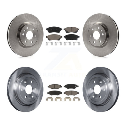 Kit de rotors de frein à disque avant et arrière et plaquettes en céramique pour Cadillac SRX Saab 9-4X