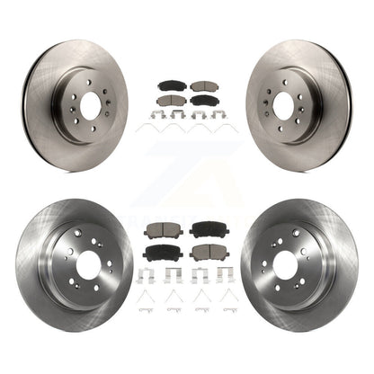 Kit de rotors de frein à disque avant et arrière et plaquettes en céramique pour Honda Odyssey 2011-2014