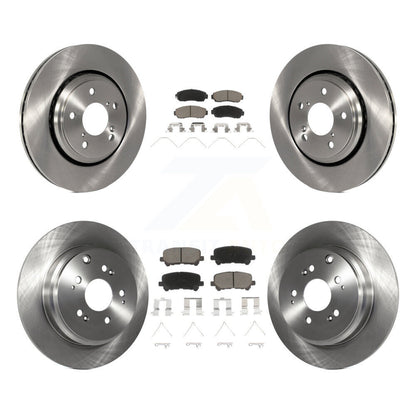 Kit de rotors de frein à disque avant et arrière et plaquettes en céramique pour Honda Odyssey 2015-2017