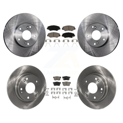 Kit de rotors de frein à disque avant et arrière et plaquettes en céramique pour Honda Civic Acura ILX