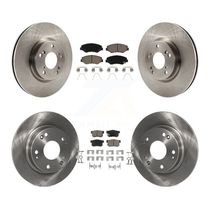 Kit de rotors de frein à disque avant et arrière et plaquettes en céramique pour Honda Civic Acura ILX