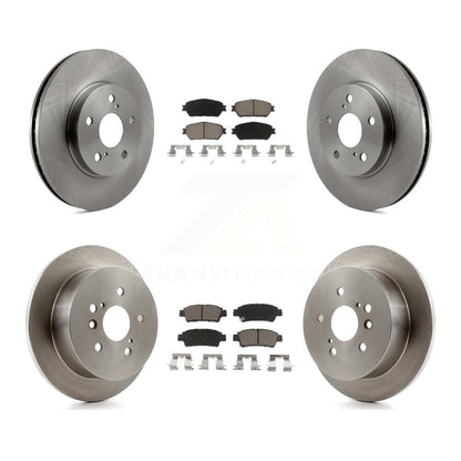 Kit de rotors de frein à disque avant et arrière et plaquettes en céramique pour Toyota Sienna 2004-2010