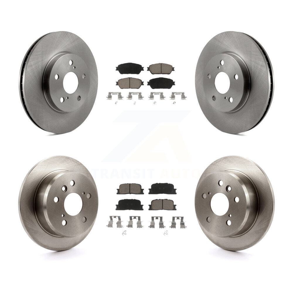 Kit de rotors de frein à disque avant et arrière et plaquettes en céramique pour Lexus ES300 2002-2003