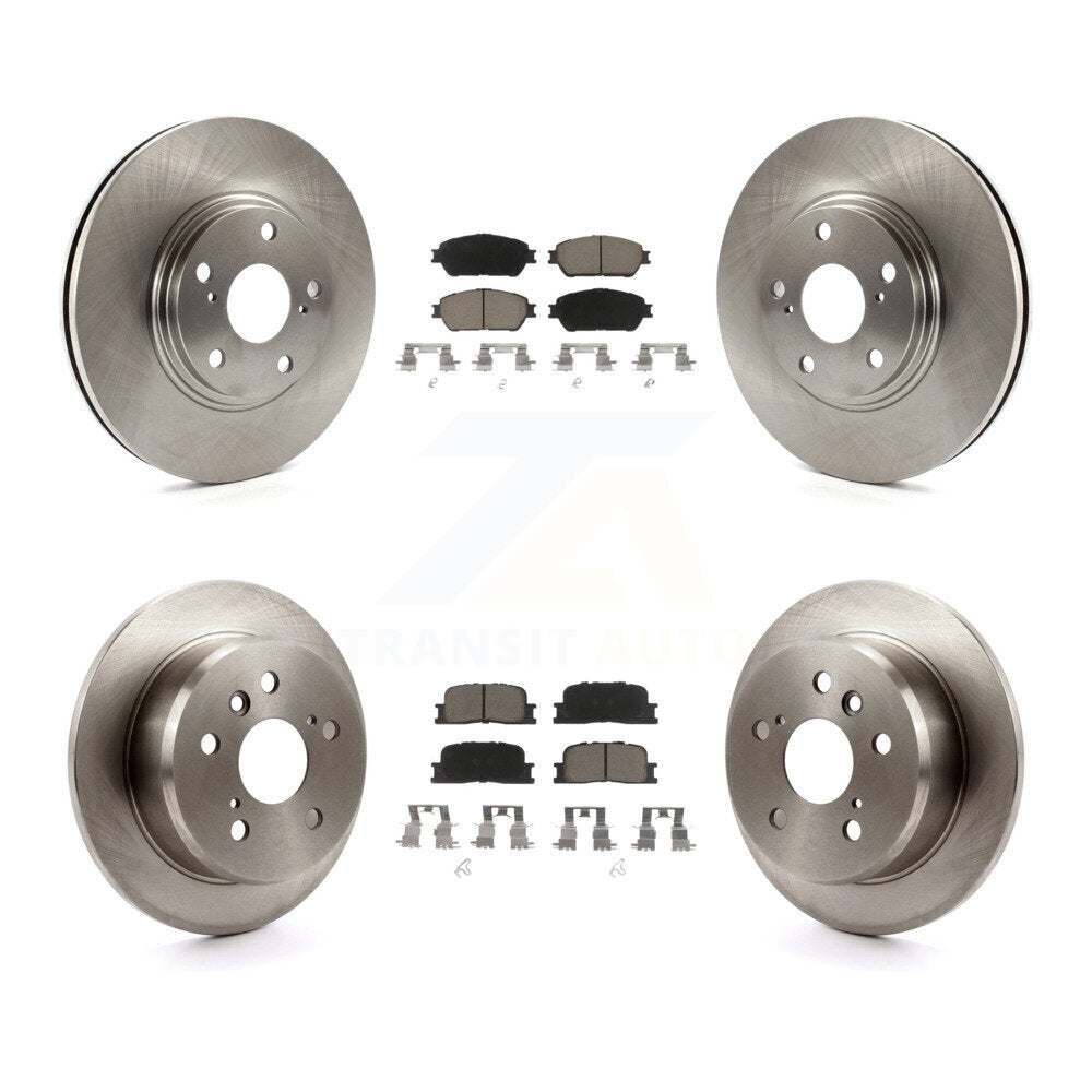Kit de rotors de frein à disque avant et arrière et plaquettes en céramique pour Lexus ES330 2004-2006