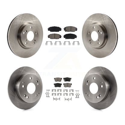 Kit de rotors de frein à disque avant et arrière et plaquettes en céramique pour Acura RSX type 2002 – 2006