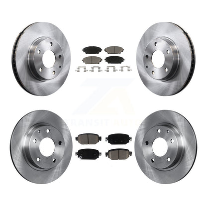 Kit de rotors de frein à disque avant et arrière et plaquettes en céramique pour Mazda CX-3 FWD 2019 – 2022