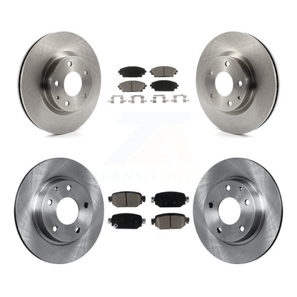 Kit de rotors de frein à disque avant et arrière et plaquettes en céramique pour Mazda CX-3 AWD 2019 – 2022