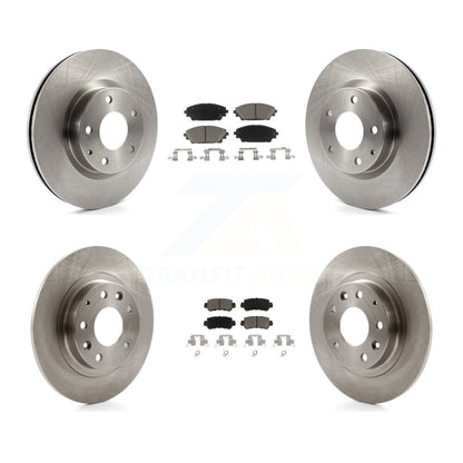 Kit de rotors de frein à disque avant et arrière et plaquettes en céramique pour Mazda CX-3 AWD 2016-2018