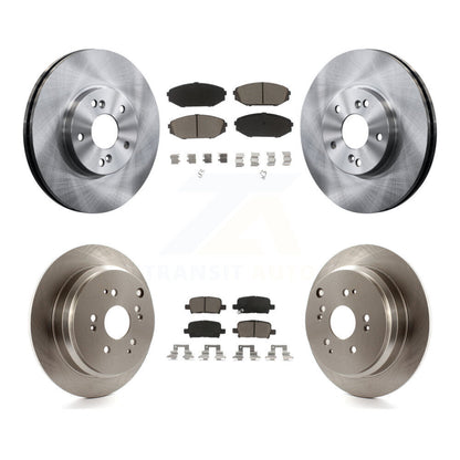 Kit de rotors de frein à disque avant et arrière et plaquettes en céramique pour Honda Odyssey 2002-2004