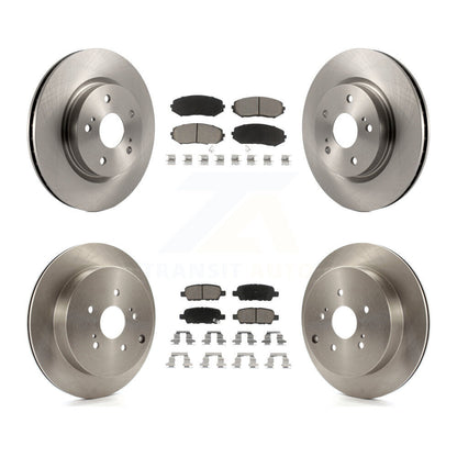 Rotors de frein à disque avant et arrière et kit de plaquettes en céramique pour Suzuki Grand Vitar 2009-2013