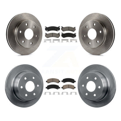 Kit de rotors de frein à disque avant et arrière et plaquettes en céramique pour Chevrolet Avalanche 1500