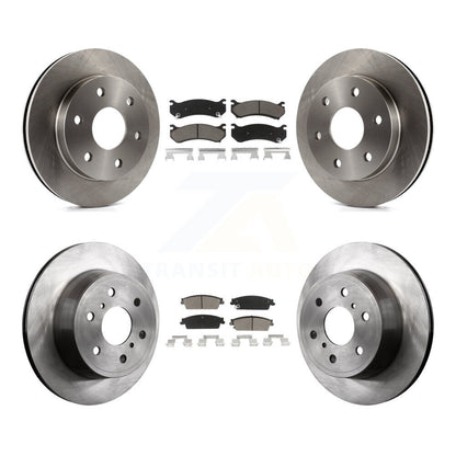 Kit de rotors de frein à disque avant et arrière et plaquettes en céramique pour Chevrolet Silverado 1500