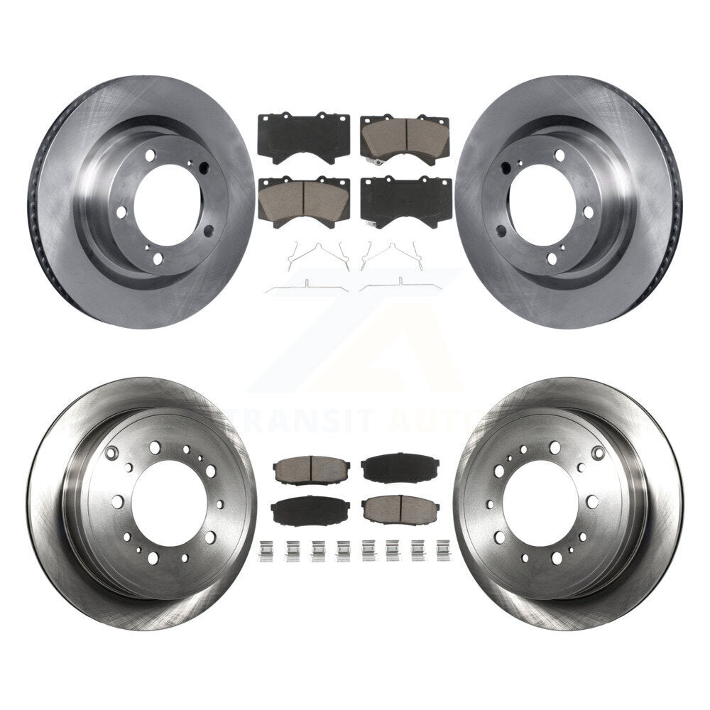 Kit de rotor de frein avant et arrière et plaquettes en céramique, pour Toyota Tundra Sequoia Lexus LX57