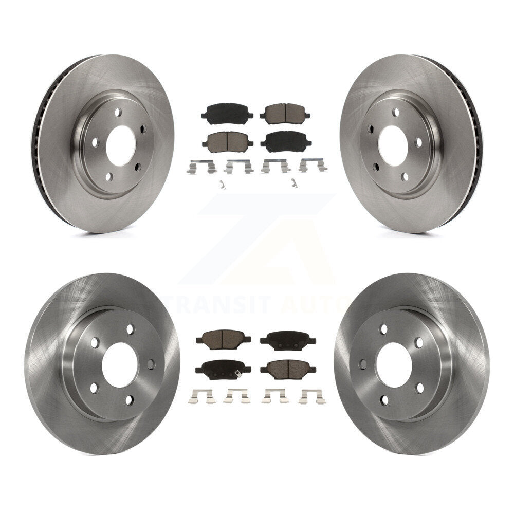 Kit de plaquettes en céramique pour Rotor de frein avant et arrière, pour Pontiac G5 2010 avec freins à disque