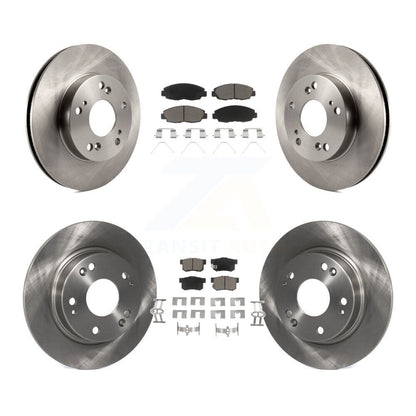 Kit de rotors de frein à disque avant et arrière et plaquettes en céramique pour Honda Civic K8C-101530
