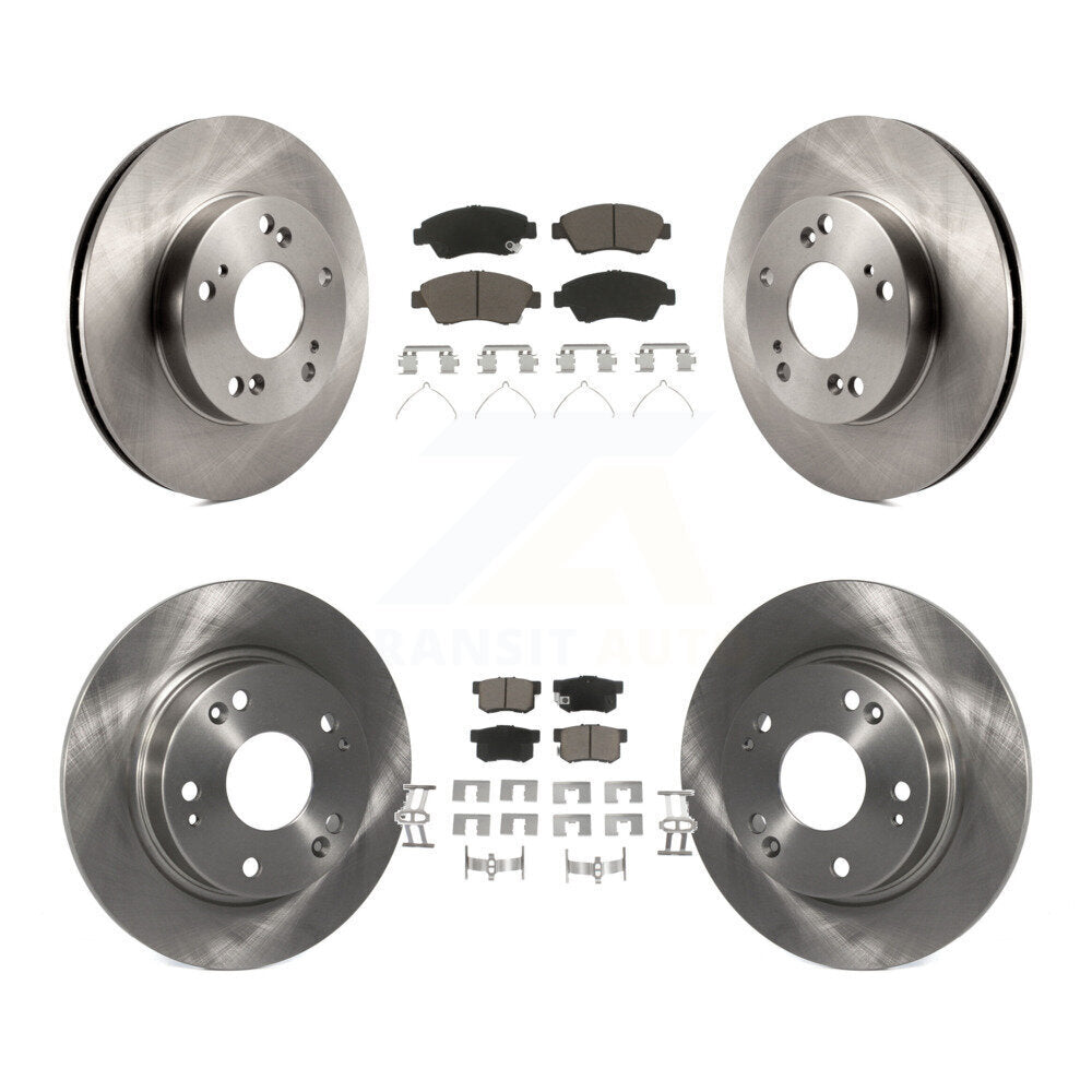 Kit de rotors de frein à disque avant et arrière et plaquettes en céramique pour Acura ILX 2013-2015 1,5 l