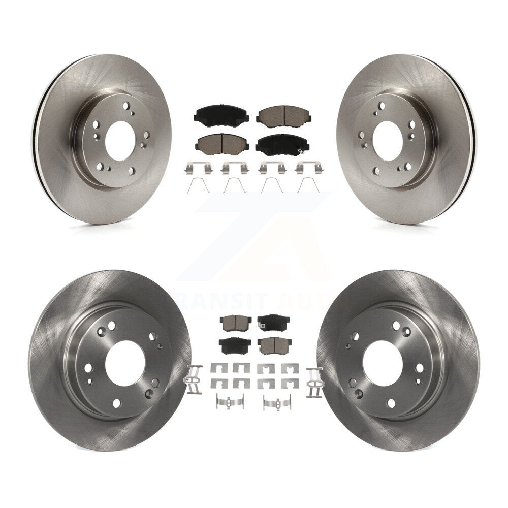 Kit de rotors de frein à disque avant et arrière et plaquettes en céramique pour Acura ILX 2.0L 2013