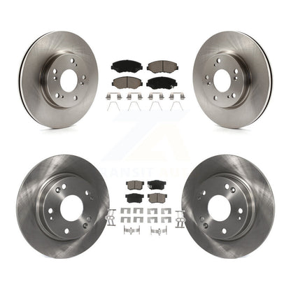 Kit de rotors de frein à disque avant et arrière et plaquettes en céramique pour Acura ILX 2.0L 2013