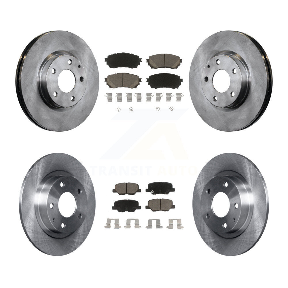 Kit de rotors de frein à disque avant et arrière et plaquettes en céramique pour Mazda 6 K8C-101536