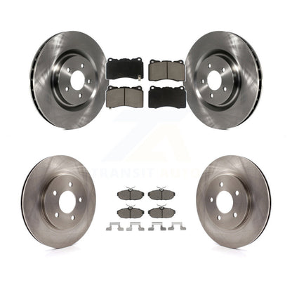 Kit de rotors de frein à disque avant et arrière et plaquettes en céramique pour Ford Mustang K8C-101554