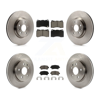 Kit de rotors de frein à disque avant et arrière et plaquettes en céramique pour Cadillac XTS K8C-101557