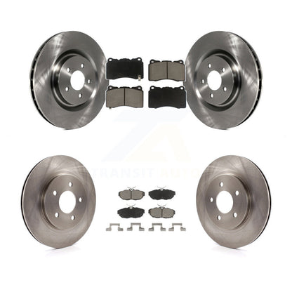 Kit de rotors de frein à disque avant et arrière et plaquettes en céramique pour Ford Mustang K8C-101558