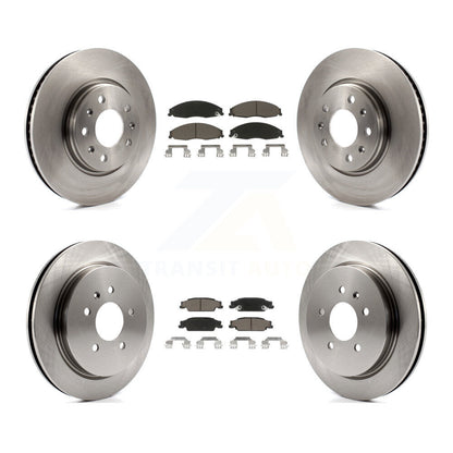 Kit de rotors de frein avant et arrière et plaquettes en céramique pour Cadillac CTS avec suspension sport