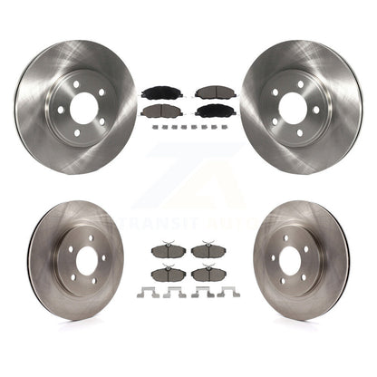 Kit de rotors de frein à disque avant et arrière et plaquettes en céramique pour Ford Mustang Bullitt 2009