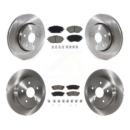 Kit de rotors de frein à disque avant et arrière et plaquettes en céramique pour Toyota C-HR 2018