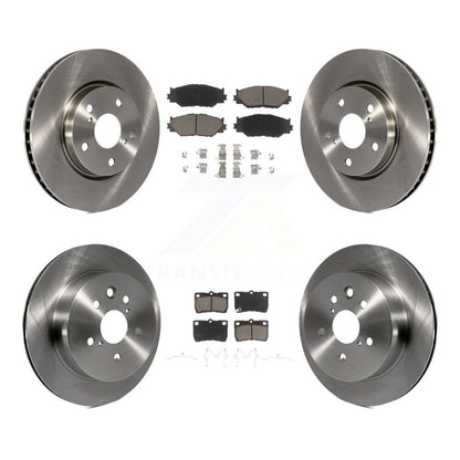 Kit de rotors de frein à disque avant et arrière et plaquettes en céramique pour Lexus IS250 C 2010-2013