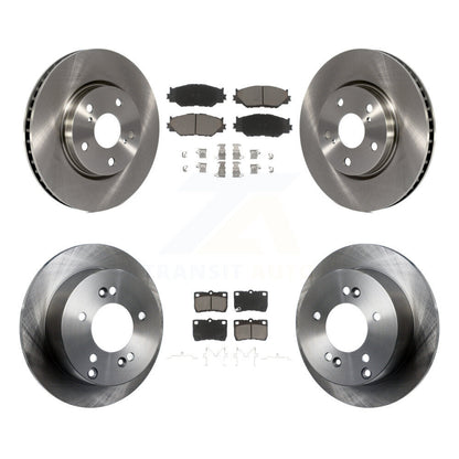 Kit de rotors de frein à disque avant et arrière et plaquettes en céramique pour Lexus IS250 K8C-101567