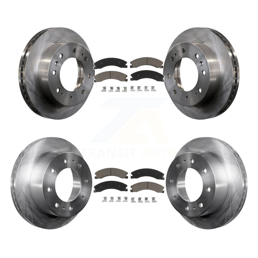 Kit de rotor de frein avant et arrière et plaquettes en céramique, pour GMC Chevrolet Sierra 2500 HD 350